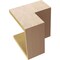 Ekena Millwork 10"W x 10"D x 10"H Wide Chapel Hill Rough Cedar Woodgrain TimberThane Corbel, Primed Tan CORUR10X10X10CHPRCPR - alternate 4